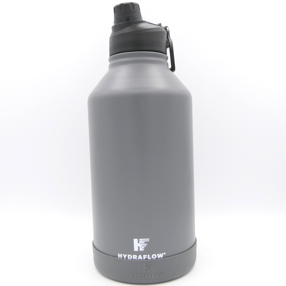 HydraFlow Crusader 64 oz Triple Walled Stainless Steel Gray Bottle w/ Handle